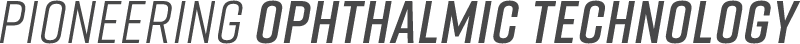 Tagline - Pioneering Ophthalmic Technology